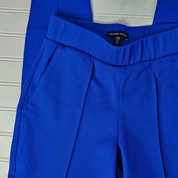 Universal Standard Women's Blue Pintuck Point Tapered Ankle Pants Size XS NWT - Picture 4 of 14
